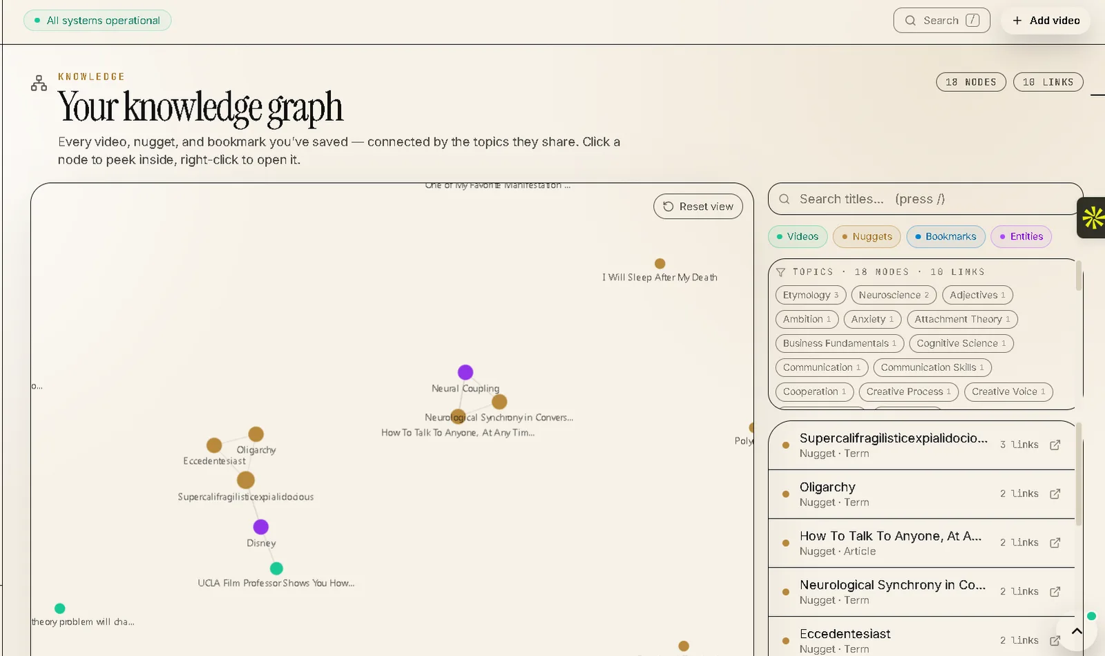 Recl homepage