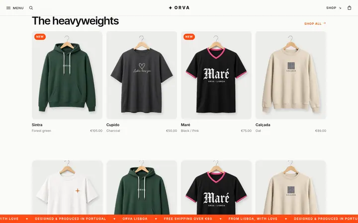 ORVA: Editorial sections
