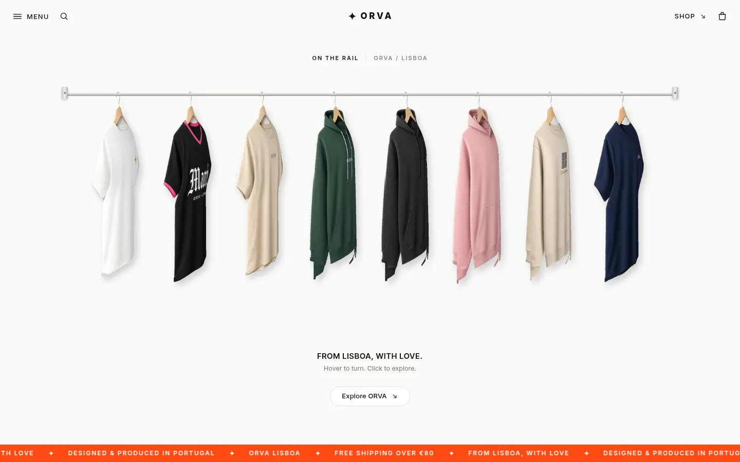 ORVA: Home — the hanging rail